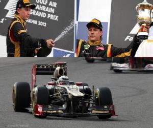 Puzzle Kimi Ραϊκόνεν - Lotus - Grand Prix του Μπαχρέιν (2012) (2η θέση)